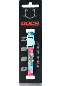Resim Doca Premium Rainbow Desenli Kedi Boyun Tasması 