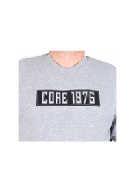 Resim Starbattal Erkek Büyük Beden Sıfır Yaka 3ip Sweat Core 1975 24209 Grı Melanj Gri Melanj 