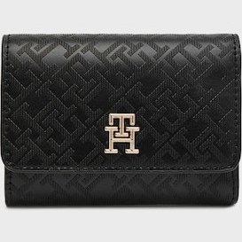 Resim Tommy Hilfiger Bayan Cüzdan Aw0aw17257 Bds Siyah Siyah 