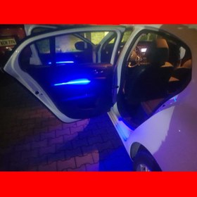 Resim Unicon Teknoloji Megan 4 Için Ambiyans Aydınlatma 12 V Neon Led. 4 Takım 