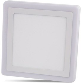 Resim Noas 18+6w Sıva Üstü Kare Mavi+beyaz 3 Fonk. Led Panel çok Renkli 