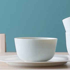 Resim Ofantlıgt 13 Cm Beyaz Feldispat Porselen Kase Çorba Salata Kuruyemiş Kasesi 