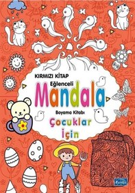 Resim Çocuklar İçin Mandala Kırmızı / Kolektif 