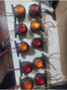 Resim Akyol 12 Led'li Mini Takoz Kırmızı Turuncu 10 Adet 12v 24v Led Pozisyon Lambası 