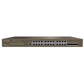 Resim IP-COM G3328F 24 PORT GIGABIT + 4X1GB SFP UPLINK L2 CLOUD YÖNETİLEBİLİR RACKMOUNT SWITCH NS105IPC0014