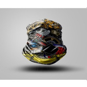 Resim Bandanas Desenli Siyah 