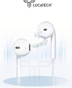 Resim Samsung Galaxy A33/A34/A35/A53/A54/A55 Uyumlu Type-C Kablolu Kulak İçi Kulaklık, Beyaz 