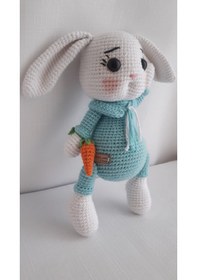 Resim Amigurumi Mavi Tavşan 