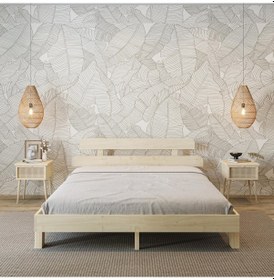 Resim Lotus New Frezya Model Vernikli Ahşap Karyola-6 180 x 200 CM 