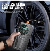 Resim 4 Ü 1 Arada Lastik Şişirici Akü Takviyesi Powerbank Led Işık 5365 