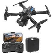 Resim Vkemall 4k Çift Kameralı, Engelden Kaçınmalı, Uzaktan Kumandalı Drone Siyah - Taşınabilir Kutu Ve Renkli Kutu İle 