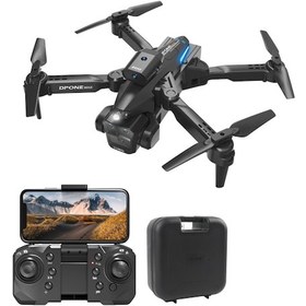 Resim Vkemall 4k Çift Kameralı, Engelden Kaçınmalı, Uzaktan Kumandalı Drone Siyah - Taşınabilir Kutu Ve Renkli Kutu İle 
