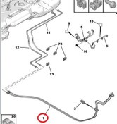 Resim CİTROEN C-ELYSEE (2012-2020) 1.6 HDI YAKIT HORTUMU (ORJİNAL) 