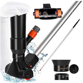 Resim Yifomall "havuz Temizleme Robotu - 48' Çok Amaçlı Alüminyum Çubuk, Yeni Kilit Tasarımı, Pompasız Kullanım" 