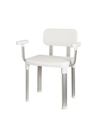 Resim Primanova Capadocia Sırt ve Kol Destekli Banyo Taburesi Kv19 Beyaz 