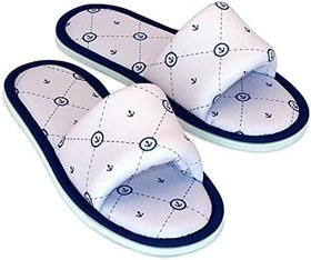 Resim Erkek Gri Marine Desenli Yumuşak Tabanlı Ev Terlik 