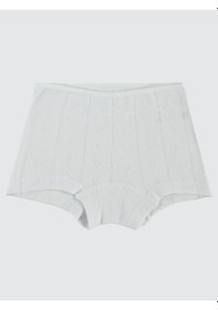Resim Civil Girls Kız Çocuk 2'li Boxer Set 2-10 Yaş Beyaz - Lila 