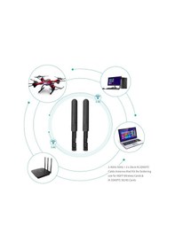 Resim 8dbi Sma Erkek Anten 2.4ghz 5.8ghz Rf Gsm Wifi Sinyal Kuvvetlendirici Anten Modem Telsiz Kablosuz 