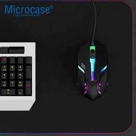 Resim Microcase Kablolu Işıklı Gaming Oyuncu Mouse - AL4928 