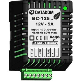 Resim Datakom Bc-125 Akıllı Akü Şarj Cihazı 12 Volt 5 Amper 