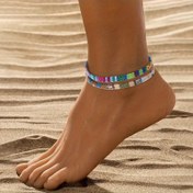 Resim 2 Adet Şık Bileklik Takımı! Yaz Plajı ve Günlük Kullanım İçin Erkek ve Kadınlar için Boho Tarzı Tasarım, Ayarlanabilir Boyutlu, Sahilde Gezinti veya Seyahatlerde Özgün Çekiciliğinizi Sergileyebilirsiniz. 