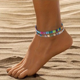 Resim 2 Adet Şık Bileklik Takımı! Yaz Plajı ve Günlük Kullanım İçin Erkek ve Kadınlar için Boho Tarzı Tasarım, Ayarlanabilir Boyutlu, Sahilde Gezinti veya Seyahatlerde Özgün Çekiciliğinizi Sergileyebilirsiniz. 