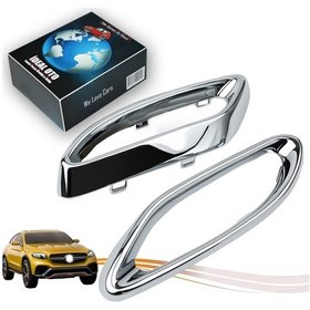 Resim Mercedes Mercedes Glc / Glc Coupé X253/c253 2015-... Sol & Sağ Egzoz Krom Çerçeve Takımı 