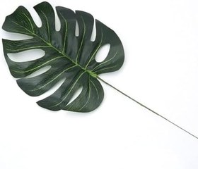 Resim Yapay Çiçek Deve Tabanı Yaprağı 3 ADET Yapay Monstera Yaprağı 