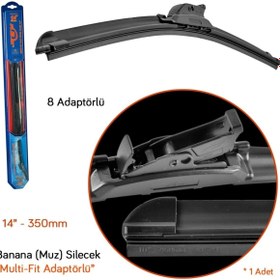 Resim Rbw 35 Cm. (14'') Multi-fit 8 Aparatlı Muz Silecek Universal 91114 