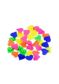 Resim Bisiklet Jant Süsleri Küçük Kalp Karışık Renkler 16 Adet Çok Renkli 