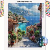 Resim 1 Adet, Yetişkinler İçin 5D Elmas Boyama Seti, Manzara Tam Taşlı Sanat Kiti, Yuvarlak Elmas DIY Projesi, Başlangıç Seviyesi ve Hobi Tutkunları İçin Mozaik Dekoratif Duvar Sanatı, Çerçevesiz Ev Dekoru Hediye, Yatak Odası veya Oturma Odası İçin Uygun, 29.97cm x 40.13cm 