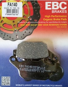 Resim Ebc Fa140 1998-2010 Honda Vtr 250 Uyumlu Arka Fren Balatası Organik Balata 
