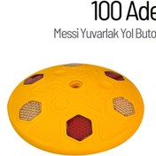 Resim İleri Trafik 100'lü Messi Yuvarlak Yol Butonu Seti 