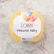 Resim Loren Natural Baby Sarı El Örgü İpi - R086 - 33942 