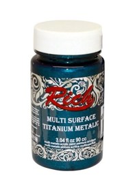 Resim Riculti Surface Titanium 2570 Antik Turkuaz Metalik 90 Cc - Blba-290768 Renkli 