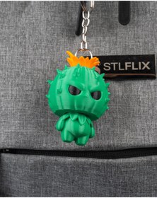 Resim Flexilab Creative Doğa Ruhları 7'li Figür Anahtarlık Seti ve Dekoratif Ağaç Stand Hediyelik 