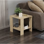 Resim MOBİLYA GEZEGENİ Midilli Yan Sehpa - Safir Meşe 