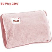 Resim Dongjing Elektrikli Sıcak Su Torbası Yeniden Kullanılabilir Pembe 