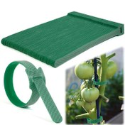 Resim 100/200 adet Bahçe Bitki Bağları 15.24 cm Yeniden Kullanılabilir Yeşil Yumuşak Naylon Ayarlanabilir Bitki Kayışları Tomatarlar için Çitler Tırmanan Gül Çiçekleri Hydrangea Desteği DIY Bahçe Malzemeleri Çiçek Gövdesi için Nazik Hasar Yapmaz 