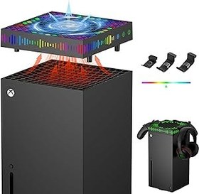 Resim Toz Filtreli Xbox Series X için Soğutma Fanı 