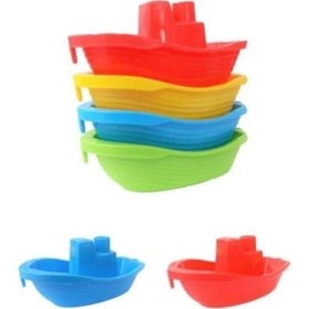 Resim Mini Tekne 3Lü Set Deniz Banyo Oyuncakları 