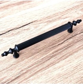 Resim Koldoor Mat Siyah Mobilya Dolap Mutfak Çekmece Kulpu 160 mm (16 Cm) 5 Adet 