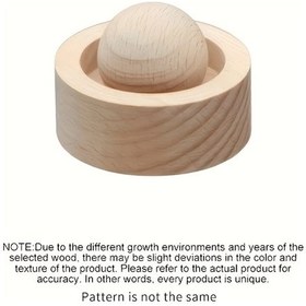 Resim Cloud011 2 Adet Doğal Ahşap Küre Difüzör - Esansiyel Yağ Tutucu, Uzun Süren Koku - Meşe Ahşap 