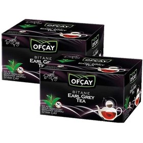 Resim Ofçay Bitane Earl Grey Bergamot Aromalı Siyah Süzen Demlik Poşet Çay 2'li 100 x 3.2 G 