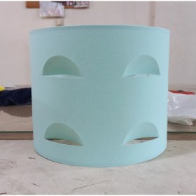 Resim Onay Avize Yeşil Kumaş M-0384 Kaplama 2.li Set Yatak Odası Genç ve Çocuk Odası Avize ve Abajur Seti 