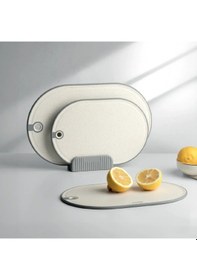 Resim Nehir Linda Silikon 3 Parça Kesme Tahtası 