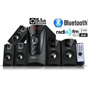 Resim ALWAYS TEKNOLOJİ 5+1 Sinema Sistemi Bluetoothlu Dijital Ekran Radyolu Usb Ses Sistemi 