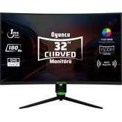 Resim Monster Aryond A32 V2 32'' 180Hz QHD Curved Hoparlörlü Oyuncu Monitörü 