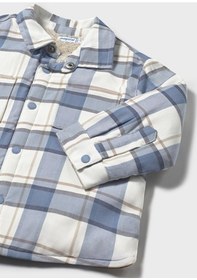Resim Mayoral Mavi Erkek Bebek Ekose Gömlek 2104 Mavi 