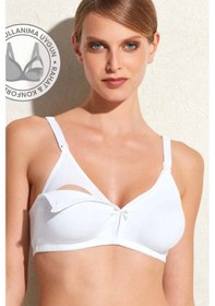 Resim Moon Wear Pierre Cardin Desteksiz Lohusa Emzirme Sütyeni Beyaz 